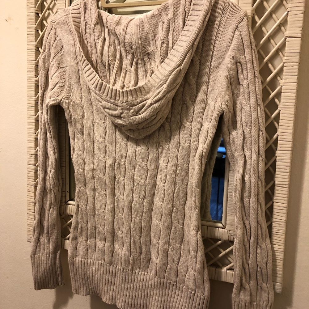 Pullover Cable Hoodie - image 3